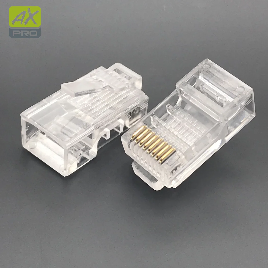 Connecteur RJ45- Pour câble Ethernet.. 100 pièces dans le paquet