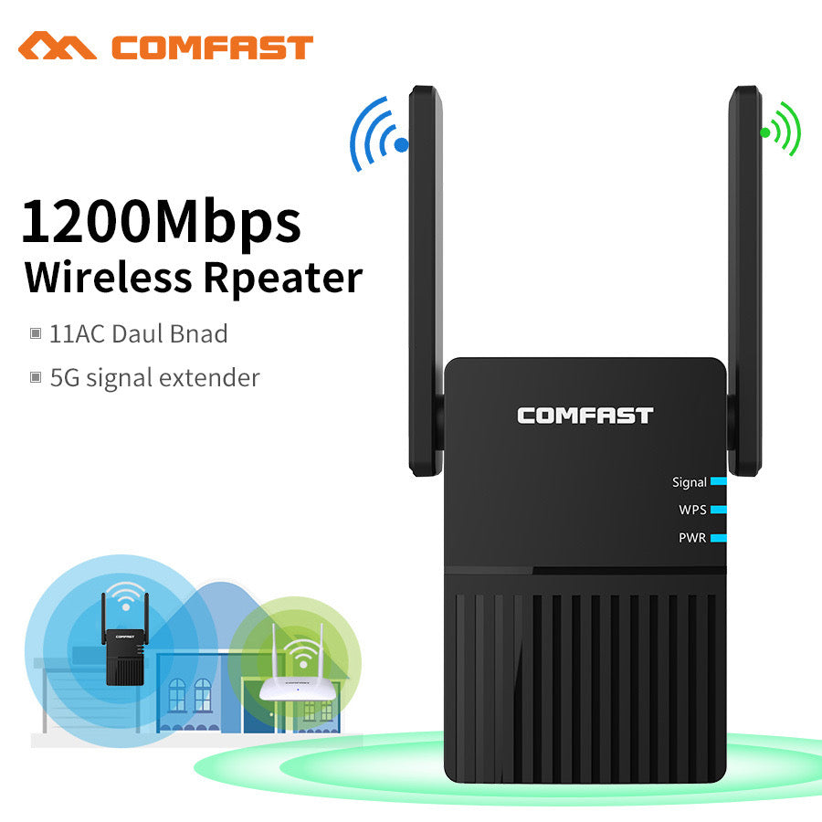 Répéteur Wi-Fi COMFAST 1200 Mbps – Smart Screen