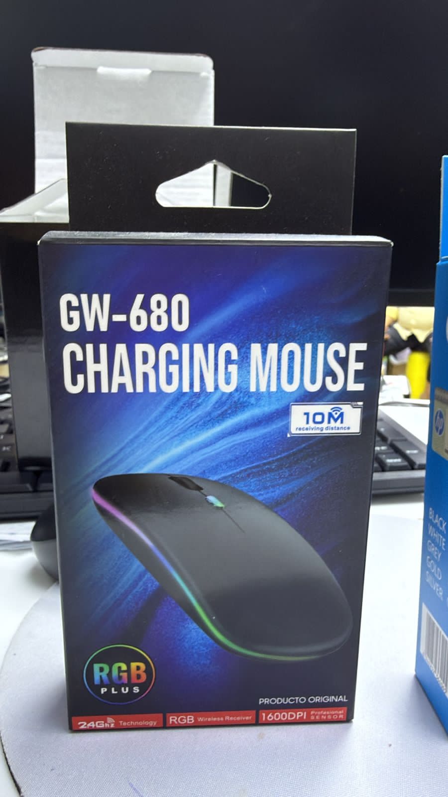 🖱️ Souris Sans Fil Rechargeable GW-680