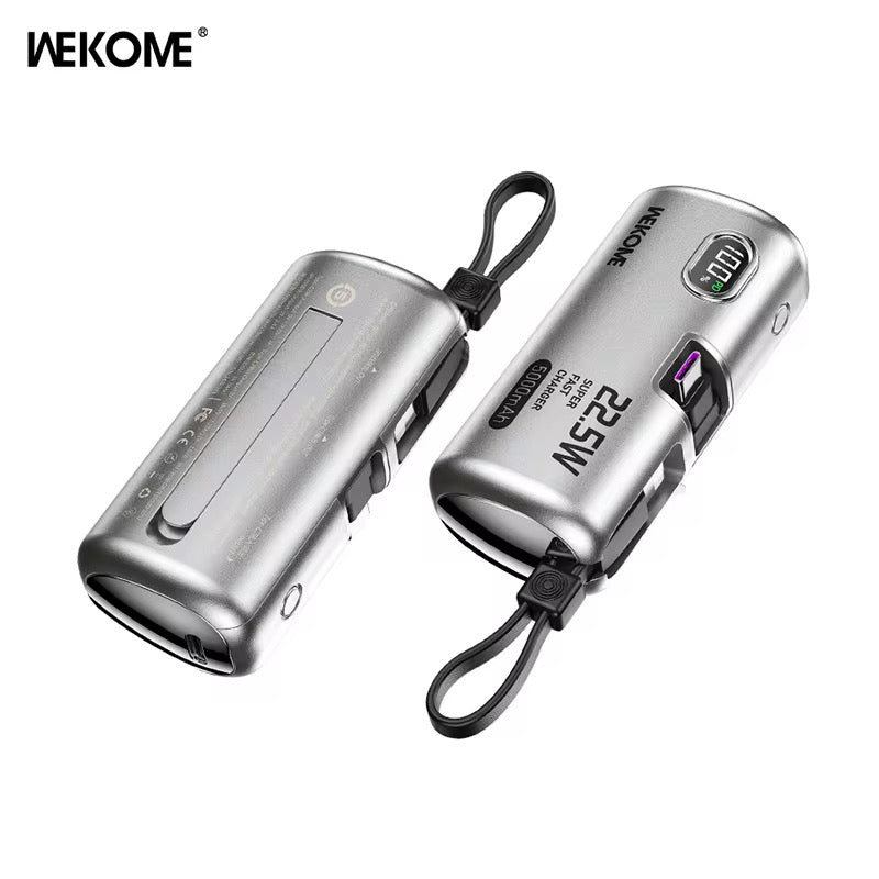 🔋 Power Bank WEKOME 22.5W – Charge Rapide & Compacte