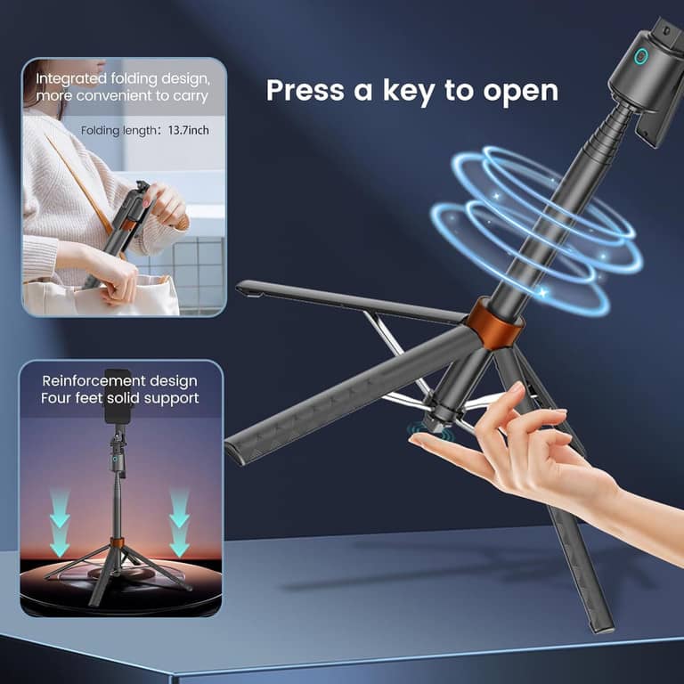 Support Smartphone Intelligent avec Suivi Automatique.