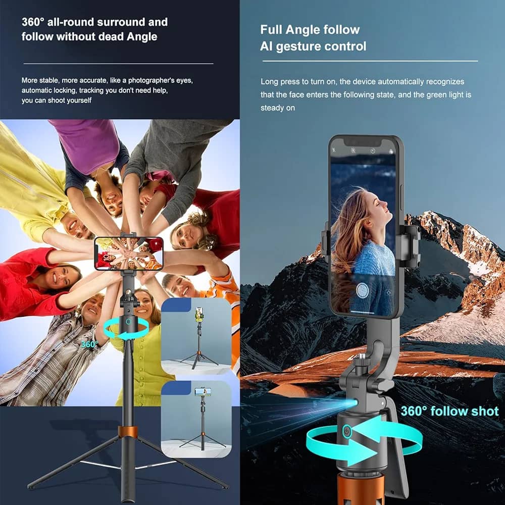 Support Smartphone Intelligent avec Suivi Automatique.